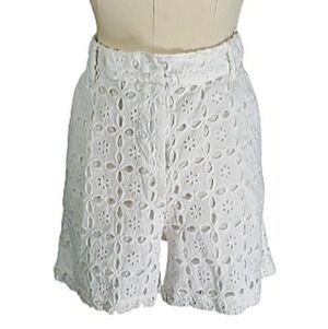 Venus Short Eyelette Lace Shorts Spring Vacation Resort Coastal Beachy Sz 12